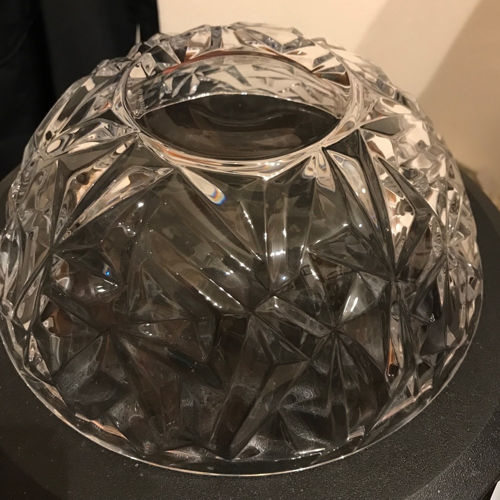 Tiffany Clear Glass Crystal Glass Bowl New Newer Used in original box New